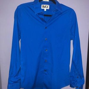 Express 1MX Slim Stretch Dress Shirt